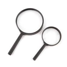 2020 New 2pcs 5X Plastic Handheld Magnifier Portable Magnifying Glass Reading Eye Loupe 2024 - buy cheap