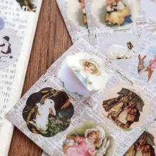 6 unidades/pacote etiqueta romântica diário artigos de papelaria adesivos decorativos diário papelaria álbum adesivos 2024 - compre barato