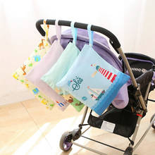 9 cores saco de armazenamento de fraldas à prova dwaterproof água saco de armazenamento de fraldas de bebê carrinho de armazenamento pendurado saco de lavagem saco de fraldas para o bebê 2024 - compre barato