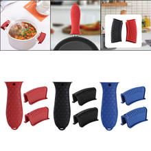 Silicone Pot Holder Sleeve Pot Frying Pan Handle Cover Grip Kitchen Tools 2024 - buy cheap