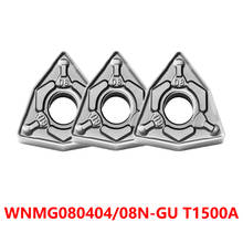 Original WNMG080404 WNMG080408 N-GU T1500A WNMG 080404 080408 Lathe Cutter Turning Tools Carbide Inserts WNMG0804 CNC Cutting 2024 - buy cheap