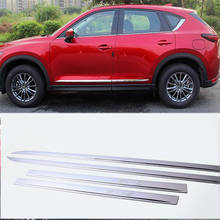 4PCS Fit For Mazda CX-5 CX5 2017 2018 2019  Car Exterior Body Door Side Edge Decoration Strips Car Styling Moldings 2024 - buy cheap