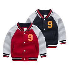 Children Girls Boys Clothes Kids Baseball Jackets Sweatershirt Toddler Fashion Jacket Spring Autumn Girls Boys Outwear Boys Coat 2024 - buy cheap