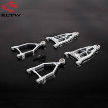 CNC Metal Lengthened Front and Rear A Arm Kit for 1/5 Hpi Rofun Baha Kingmotor Rovan Baja 5b 5t 5sc Truck Spare Toys Parts 2024 - buy cheap