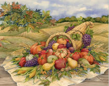 Алмазная живопись JMINE Div, картина 5D "День благодарения", ферма, тыква, фрукты, алмазная вышивка 2024 - купить недорого