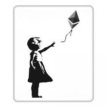 Ethereum Balloon Girl Banksy Loves Bitcoin Mouse Pad Crypto Btc Blockchain Mat Pads Natural Rubber Computer Keyboard Desk Pad 2024 - buy cheap