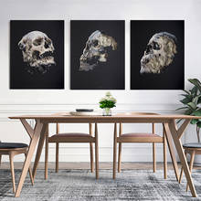 Black White Posters and Prints Modern Abstract Skull Wall Art Canvas Paintings Nordic Home Bedroom Art Decorative Pictures 2024 - buy cheap