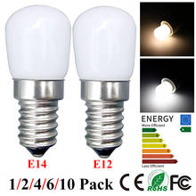 E14/E12 Dimmable LED Fridge Light Bulb Refrigerator Corn Bulb 220V/110V LED Lamp White/Warm White SMD2835 Replace Halogen Light 2024 - buy cheap