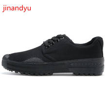 Zapatillas planas de cuero para hombre, zapatos informales antideslizantes, cómodos, de ejército, para exteriores, con cordones 2024 - compra barato