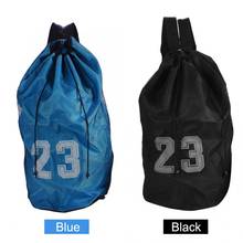 Mochila portátil reticular com cordão, sacola esportiva para bola, futebol, basquete, futebol, 1 peça 2024 - compre barato