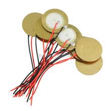 10PCS 20mm Piezo Elements Sounder Sensor Trigger Drum Disc 6.5KHZ + wire copper 2024 - buy cheap