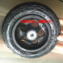 Roda da inflação do trotinette de 150mm com cubo da liga de alumínio 6 "pneu pneumático com tubo interno scooter elétrico 6 Polegada pneu pneumático 2024 - compre barato