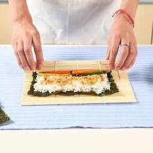 1 шт., набор для приготовления суши, форма для риса в рулоне, набор для суши, бамбуковые коврики, лопатки для риса, инструменты, бамбуковый коврик для суши, кухонный аксессуар «сделай сам» 2024 - купить недорого