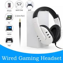 Wired Gaming Headphones 3.5mm For Xbox One/PS5/PS4 NS Noise Canceling Headphone Surround Sound Overear Laptop Tablet Gamer 2024 - buy cheap
