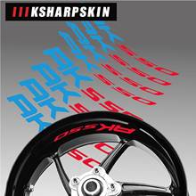 New Motorcycle tire reflective sticker creative wheel rim logo decal moto Decorative accessories for KYMCO AK550 ak 550 2024 - buy cheap