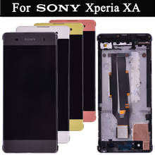 Original For Sony Xperia XA F3111 F3113 F3115 LCD Display with touch Screen display Digitizer Assembly Free Shipping 2024 - buy cheap