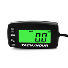 Portable Lightweight Backlit LCD Digital Tachometer Tach Hour Speed Meter Waterproof Engine Motorcycle Gauge Accessories 2024 - buy cheap