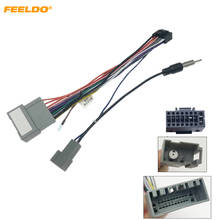 FEELDO-REPRODUCTOR DE DVD y Audio para coche, adaptador de Cable de alimentación Android de 16 pines para Honda CRV/BRV/HRV/JAZZ, arnés de cableado de Radio # HQ6470 2024 - compra barato