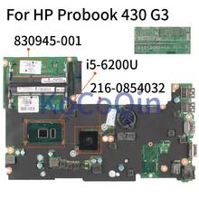 830945-001 For HP Probook 430 G3 I5-6200U R7 M340 216-0854032 DA0X61MB6G0 Laptop motherboard Mainboard 830945-601 SR2EY DDR4 2024 - buy cheap
