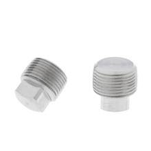 2 Pack Stainless Steel Marine Boat 1/2-Inch Garboard Drain Plug, Threaded Plumbing Kit, Screw Type 2024 - buy cheap