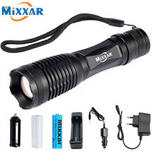 ZK20 Dropshipping Powerful T6 LED Flashlight torch Waterproof Outdoor Rechargeable Camping Lamp Light Tactical Flashlight 2024 - buy cheap