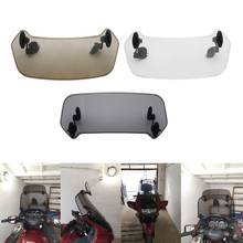 Motorcycle Risen Adjustable Wind Screen Windshield Spoiler Air Deflector for BMW R1200GS Kawasaki Z900 Honda Yamaha 2024 - buy cheap