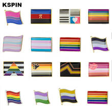 Símbolo de lesbiana Gay LGBT, broche, insignia de Metal, Pin para ropa Rozet Makara, réplica de monedas XY0134 2024 - compra barato