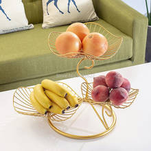 Nordic Fruit Plate  Creative Modern Living Room Home Three-layer Fruit Plate Simple Wrought Iron Multi-layer Fruit Plate 2024 - buy cheap