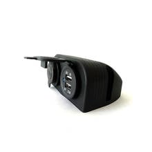 Portable Dual USB Car Charger Cigarette Lighter Power Socket Two Hole Car accessories 2024 - buy cheap