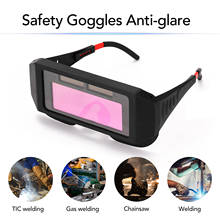 Gafas de seguridad con energía Solar profesional, lentes de soldadura con oscurecimiento automático, antideslumbrantes, UV 2024 - compra barato