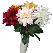Flor de dalia de seda de un tallo, simulación de crisantemo Artificial para centros de mesa de boda, decoración Floral para el hogar 2024 - compra barato