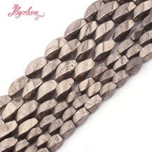 6x10,8x16mm Torção Suave Retângulo Contas Pirita Pedra Natural Beads Para DIY Colar Pulseira Jóias Fazendo 15 "Frete Grátis 2024 - compre barato