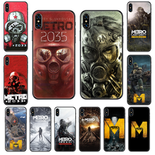Funda de teléfono Exodus Game Metro 2033 para iphone, 4 4s, 5, 5S, SE 5C, 6, 6S, 7, 8 plus, X, XS, XR, 11 PRO MAX, 2020, hoesjes 3D negros a la moda 2024 - compra barato