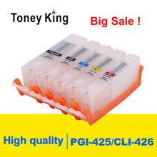 Toney King-cartucho de tinta recargable para impresora Canon, PGI-425, PIXMA, IP4840, IP4940, IX6540, MG5140, MG5240, MG5340, MG6140 2024 - compra barato