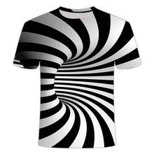 2020 Psychedelic 3D Print T Shirt Men Brand New Short Sleeve Mens T-shirt Casual Slim Fit Tee Shirt Homme Women Summer Tops 6XL 2024 - buy cheap