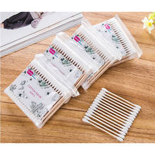 500pcs/Pack Double Head Cotton Swab Bamboo Cotton Buds Ear Cleaning Wood Sticks Cotton Swabs Drop shipping 2024 - buy cheap