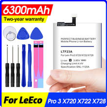 Batería Ltf23a de 6300mah para Letv Leeco Le Pro 3 X720 X722 X728, repuesto 2024 - compra barato