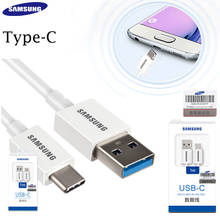 Оригинальный кабель Samsung типа C для быстрой зарядки, USB 3,1, кабель для передачи данных для Galaxy Note10, 9, S20, S10, A9S, C9, S9, 8, для Huawei P40 2024 - купить недорого