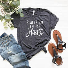 2020 new fashion Real Estate Is My Hustle Shirt, Realtor Shirt, Realtor Gift, Gift for Real Estate Agent, Mother Hustler- L885 2024 - buy cheap