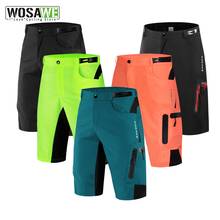 Wosawe-shorts masculino polarizado, roupa esportiva masculina anti chuva, esportes, gel, roupa para andar de bicicleta, corrida, downhill, resistência à chuva 2024 - compre barato