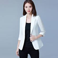 Blazer Feminino de talla grande 5XL chaqueta Formal de Otoño de las mujeres blancas de la Oficina de las señoras tapas de Corea venta de moda 2024 - compra barato
