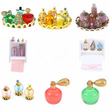 1/12 Scale Perfume Tray Miniature Furniture Model Mini Dollhouse Furniture Doll Bedroom Bath Dolls House 2024 - buy cheap