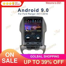 Tesla Style Android 9 Car GPS Navigation For Ford Ranger/Ford F250 2011+ Head Unit Multimedia Player Radio Tape Recorder PX6 4GB