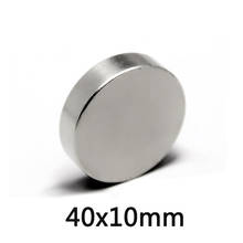 1PCS 40x10 mm N35 Big Round Magnets 40mmx10mm Neodymium Magnet Dia 40x10mm Permanent NdFeB Strong Powerful Magnetic 40*10 2024 - buy cheap