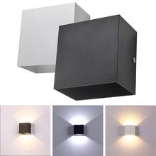 Cube COB 10W LED Indoor Lighting Wall Lamp Modern Home Lighting Decoration Sconce Aluminum Lamp 85-265V For Bath Corridor 2024 - buy cheap