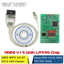 ECU Программатор SMPS MPPS V13.02 V13 K CAN Flasher чип-тюнинг Remap MPPS V13.02 OBD2 автомобильный диагностический кабель с поддержкой нескольких языков 2024 - купить недорого