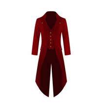 Винтажный Викторианский смокинг в стиле стимпанк, зимняя ветровка с длинным рукавом, средневековый винтажный Костюм Принца, мужской костюм 2024 - купить недорого