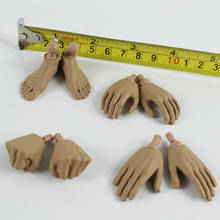 1/6 Scale Men's Hand Types and Feet Types Models for 12''Figure Body DIY Accessories 2024 - buy cheap