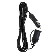 12V Cigarette Lighter 3m Extension Lead Cable Socket Plug Power Cord 5A Fuse 2024 - buy cheap