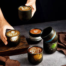 Tazas de café de cerámica hechas a mano, Sake, té, Latte, japonés, nuevas 2024 - compra barato